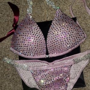 Brand new competition bikini pink